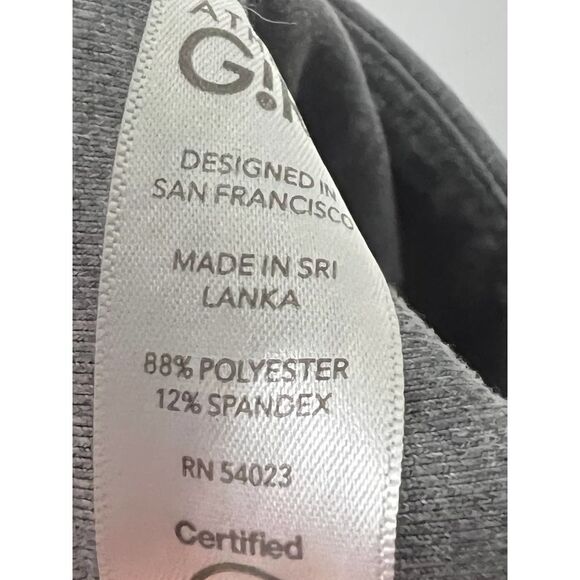 ATHLETA GIRL COBBLESTONE GRAY REFUEL MESH CAPRIS SIZE L/12 ATHLETIC PLAY ACTIVE - Picture 5 of 9